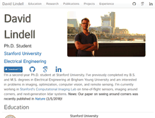 Tablet Screenshot of davidlindell.com